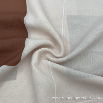 Irregular Color Block Splicing Breathable Chiffon Textile